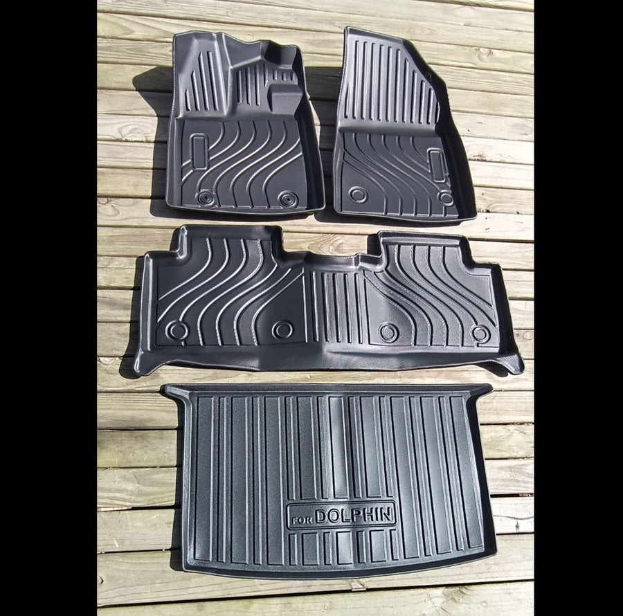 Alfombra bandeja TPU de BYD Dolphin y alfombra de valija