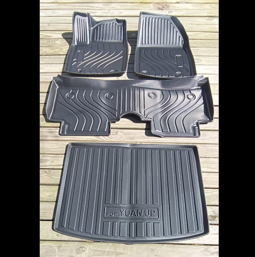 Alfombra bandeja TPU de BYD Yuan Pro y alfombra de valija